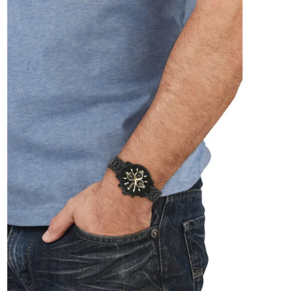 Versace Versus Black Sport Mens 46mm Watch